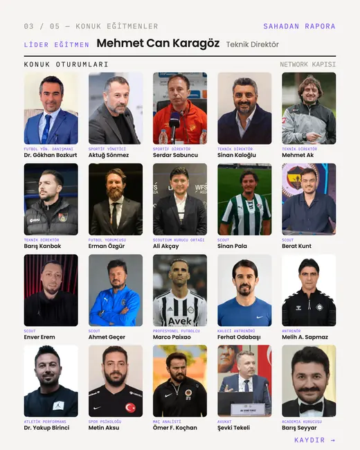 Sahadan Rapora scouting eğitimi tanıtım görseli 3