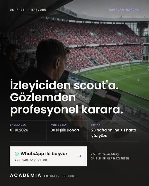 Sahadan Rapora scouting eğitimi tanıtım görseli 5